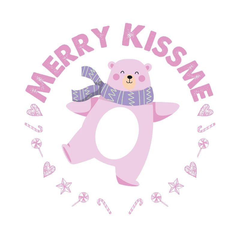 FROHE WEIHNACHTEN ROSA BÄR