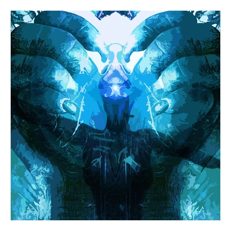 Reflective Deep Blue Creature