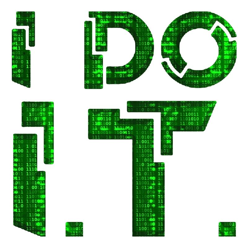 IT-Typ Unterstützung Geek Computer Computer Geek Ich tue es