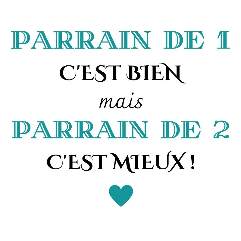 parrain de 1 c'est bien mais de 2 c'est mieux