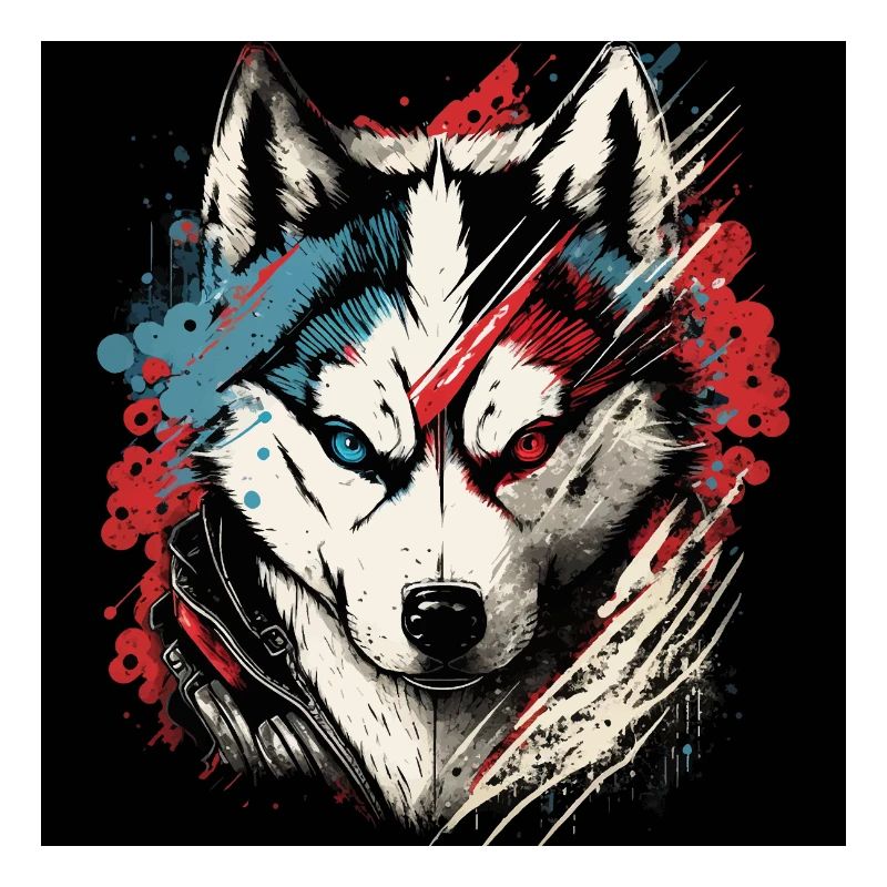 Husky effrayant