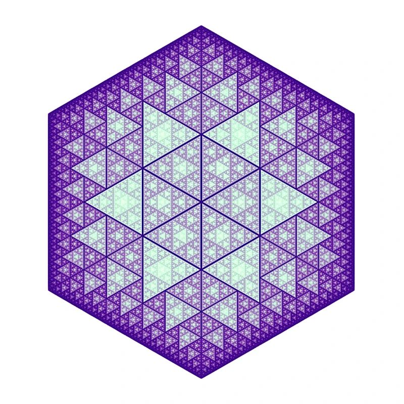 Sierpinski Hexagon Stern
