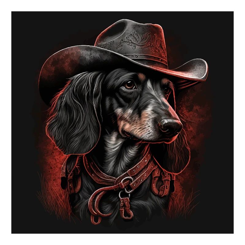 Teckel cow-boy