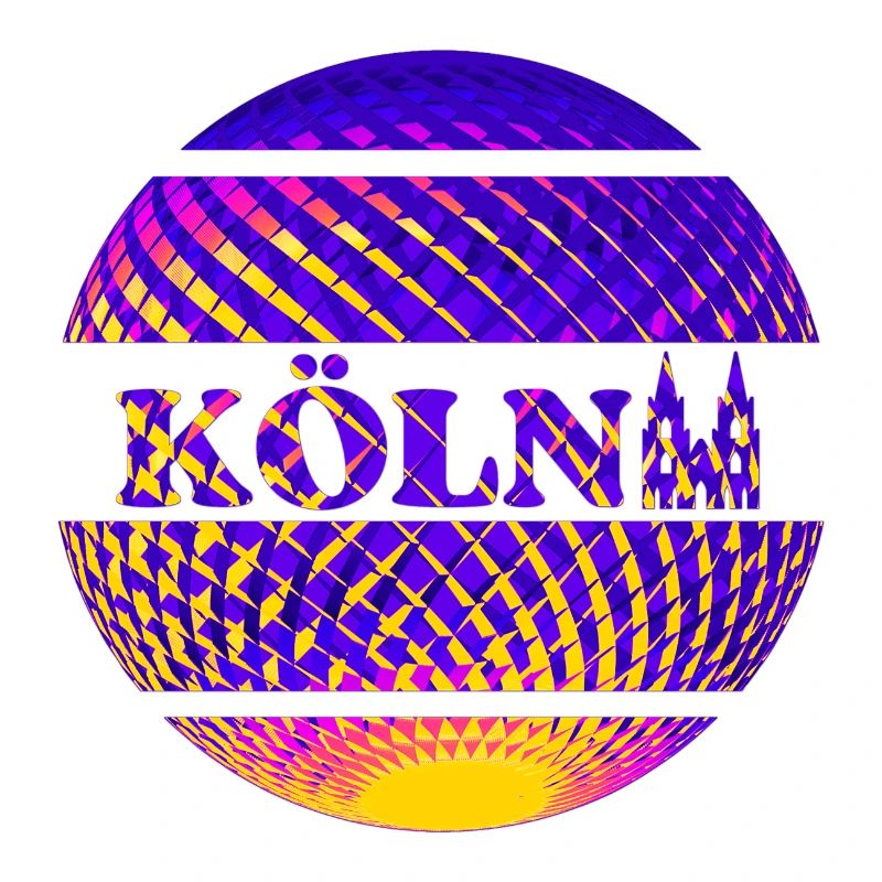 Cologne logo made of disco ball