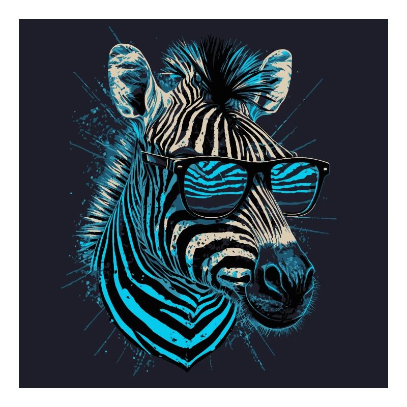 Cooles Zebra