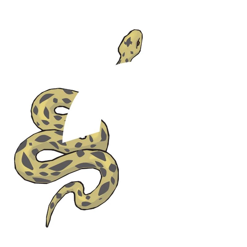 Letter c snake