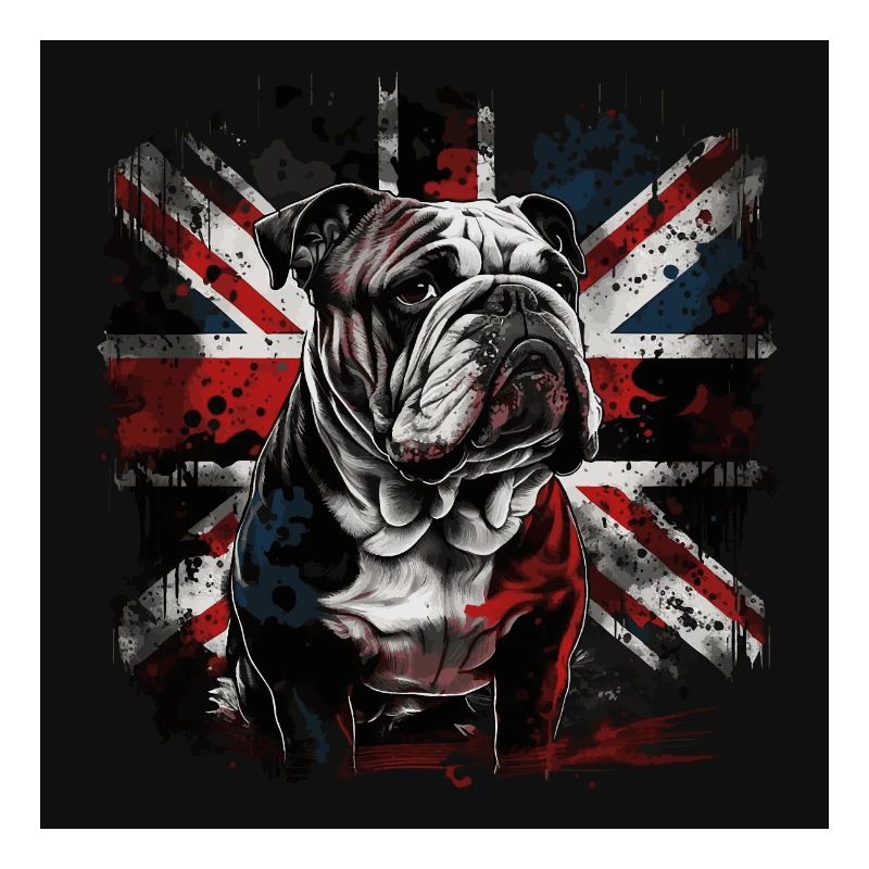 Grumpy English Bulldog