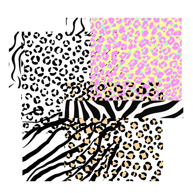 Leopard Zebra Illustration