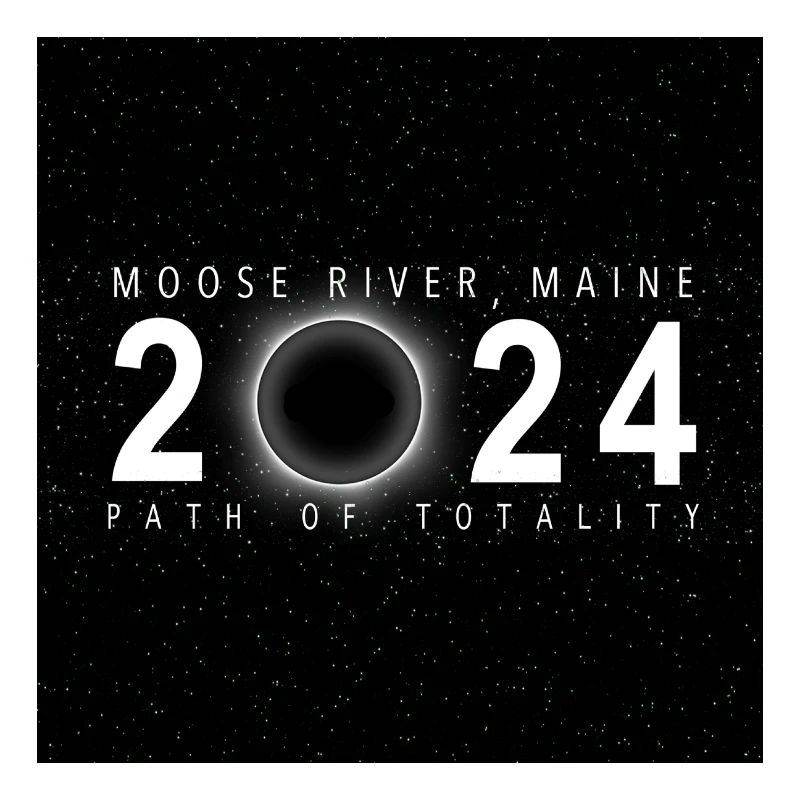 Moose River Maine 2024 Eclipse Souvenir Cool