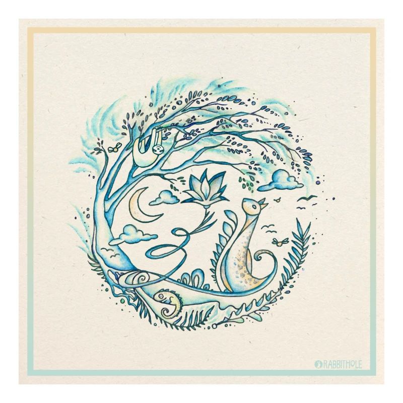 Poster "A Tree Night" by RabbitHole