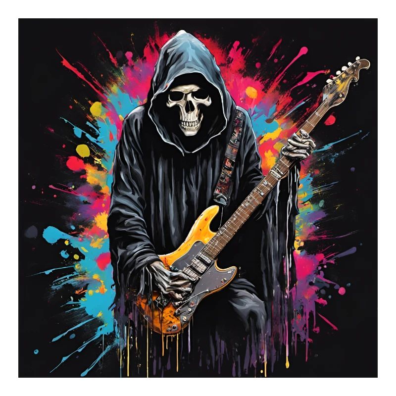 Der Sensenmann-Death-Gitarrist Splash Art