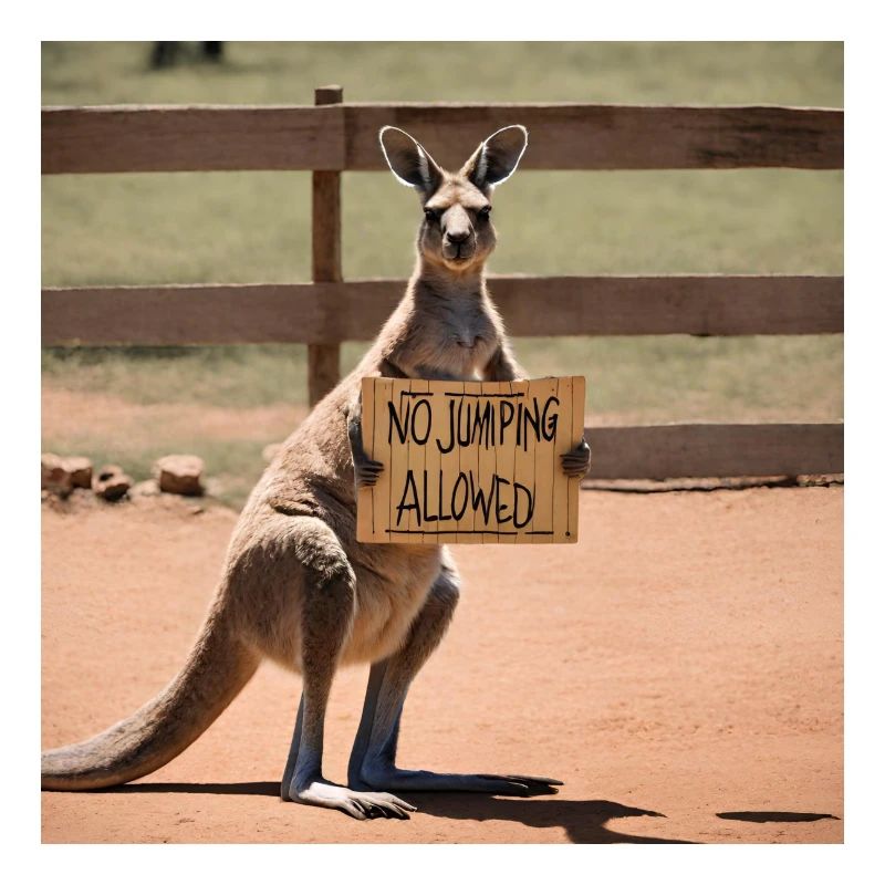 Kangaroo Meme Design - Printflow