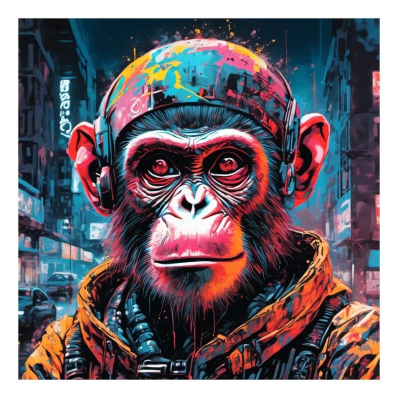 Cyberpunk Monkey
