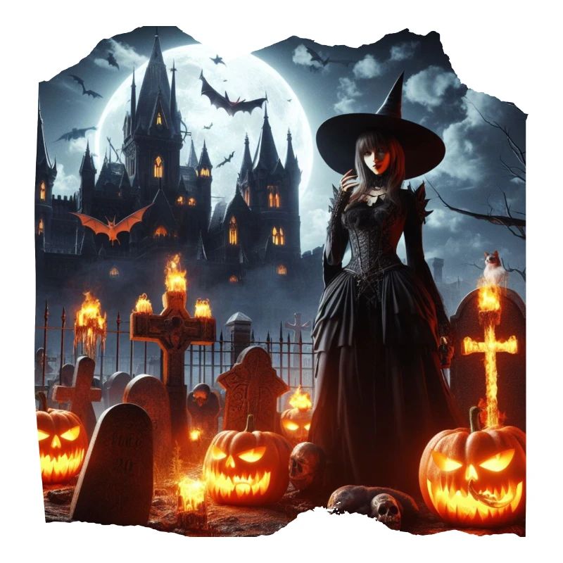 Witch Graveyard Pumpkins