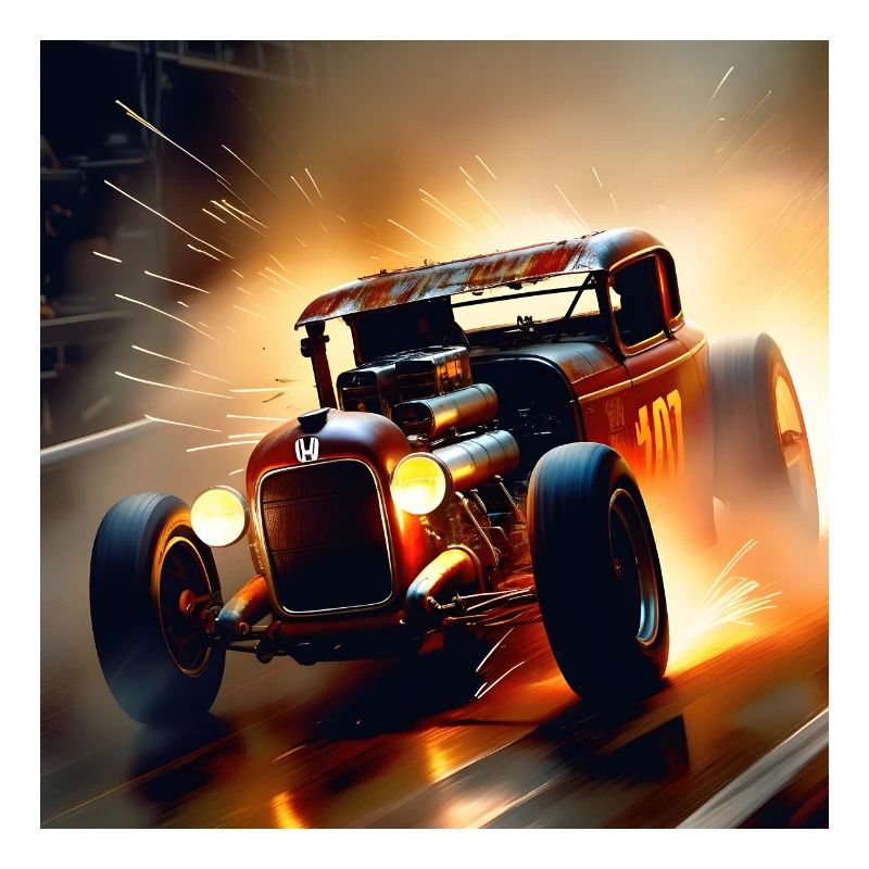 Rusty Hot Rod racing #7