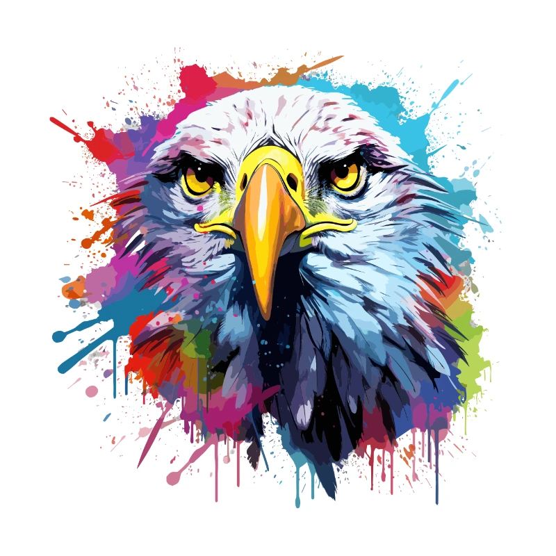 Aigle blanche, bold eagle, USA