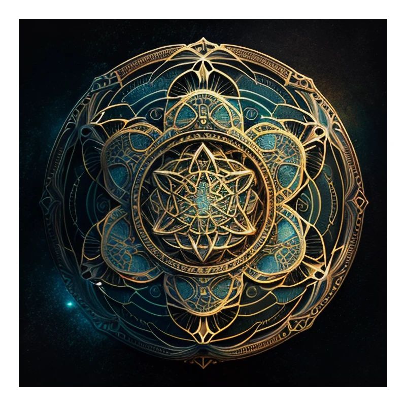 Mandala doré