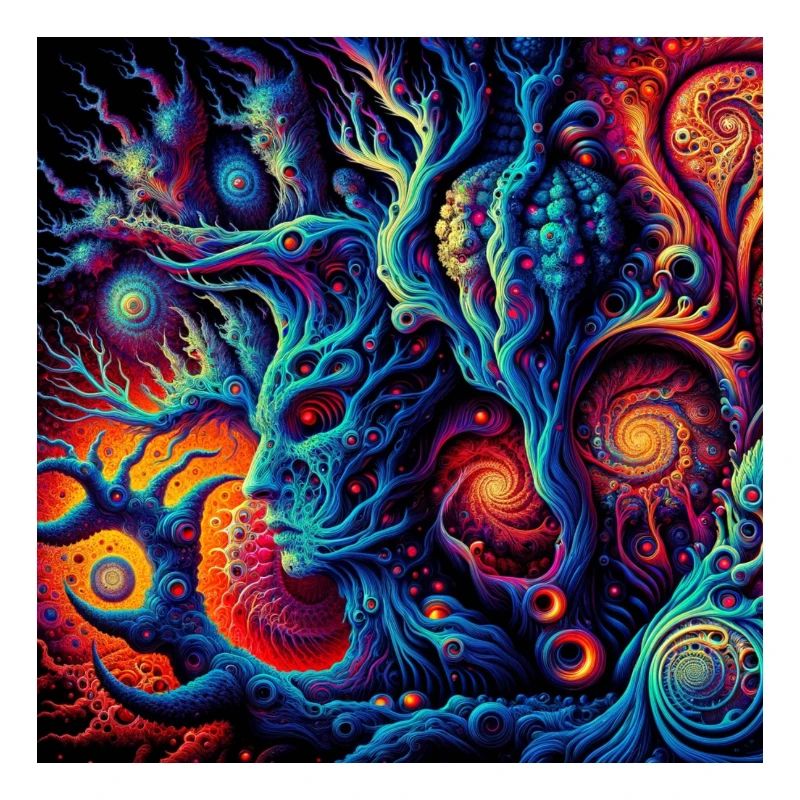 Fractale de la forêt psy