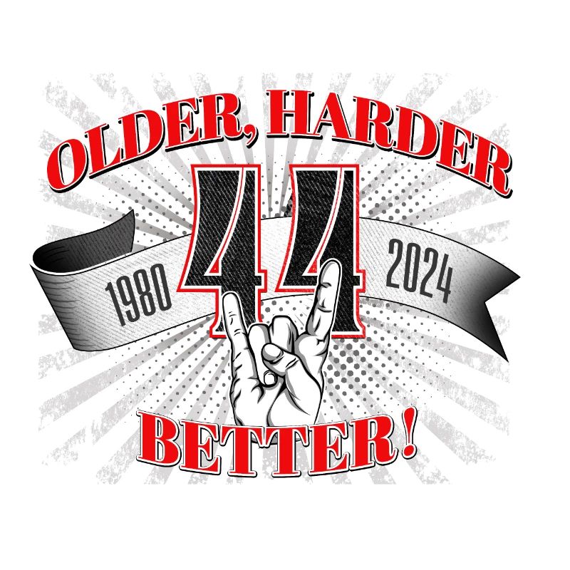 44. Geburtstag eines Metalfan oder Motorradfahrer