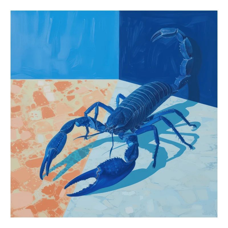 scorpion, bunt, tier, geschenk, geschenkidee