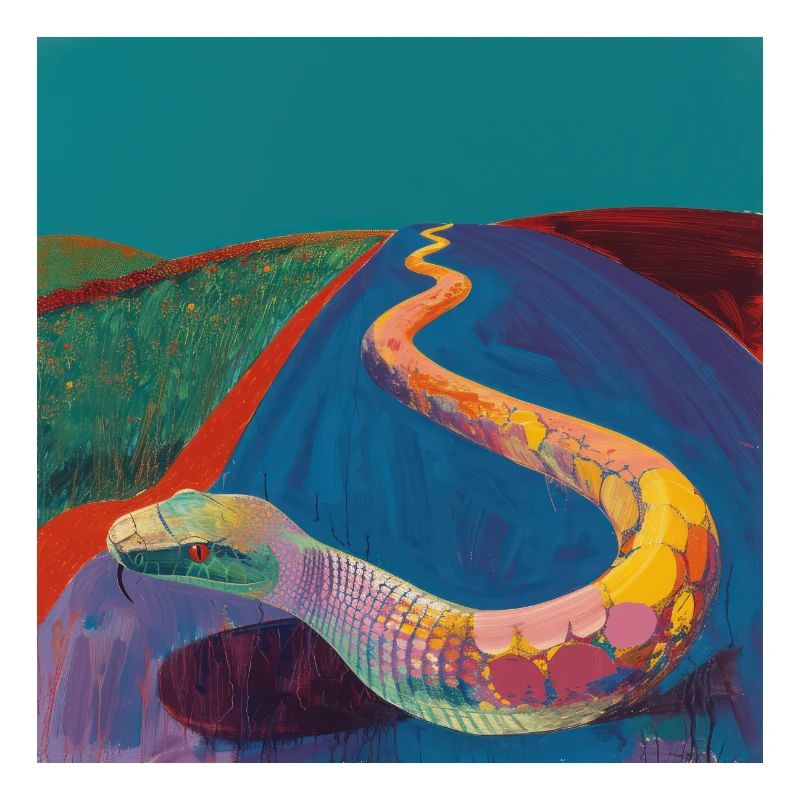 Snake, Colorful, Animal, Gift, Gift Idea