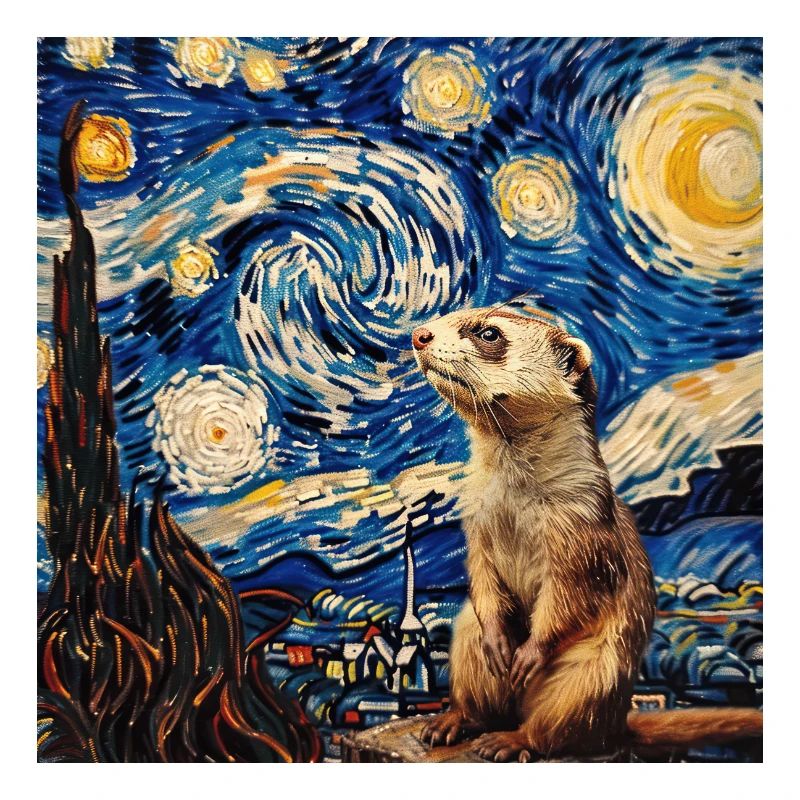 Frettchen, Van Gogh, Geschenk