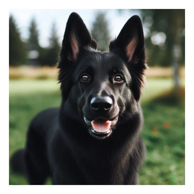 Schwarzer Deutscher Schäferhund