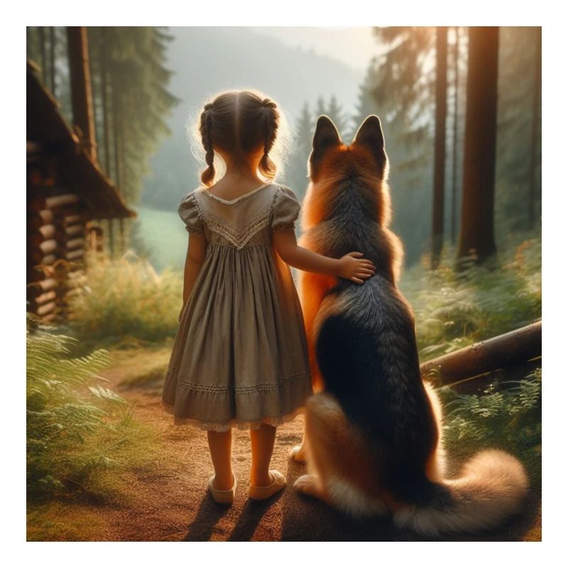 Deutscher Schäferhund Kunst