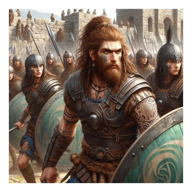 Keltiberer verteidigen Numancia