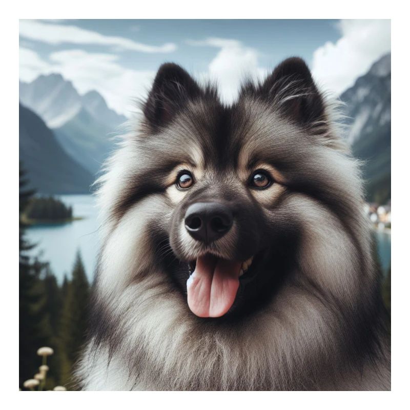 Fröhlicher Wolfspitz
