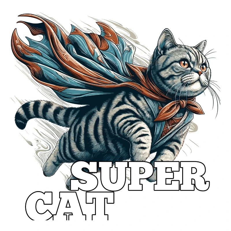 Super Katze Britisch Kurzhaar BKH getigert