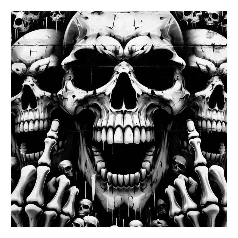 Rock 'n' Roll-Design > Skelettköpfe Statement >