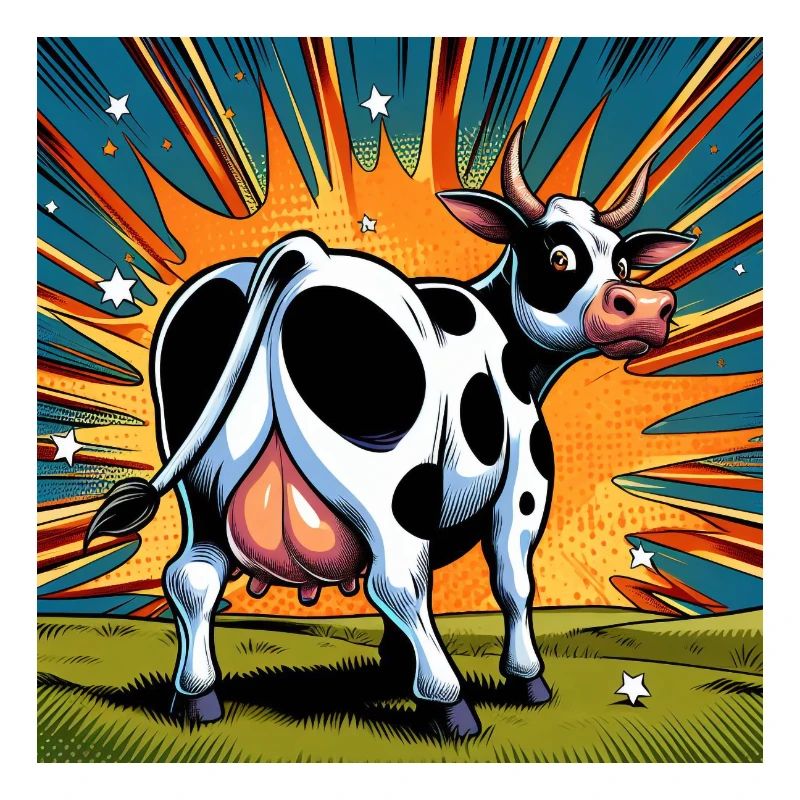 Vache de derrière