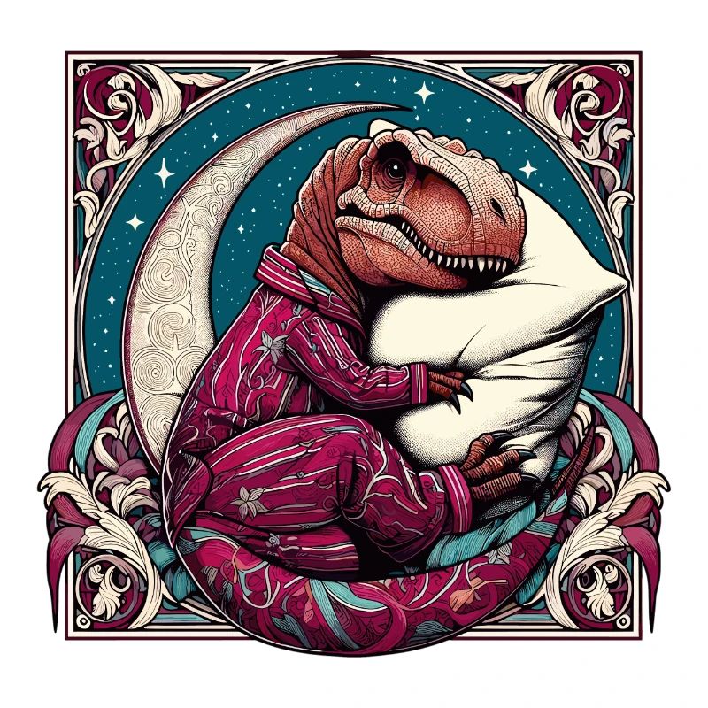 T-Rex Sleeping Hobby Gift