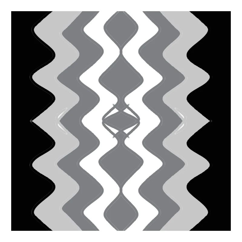 Zig Zag Vertical Grey