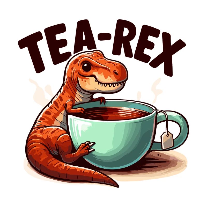 Tea Rex Tea Rex Tea Drinker Gift