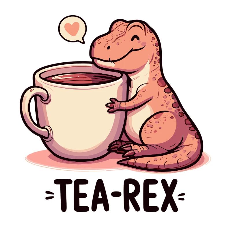 Tea Rex Tea Rex Tea Drinker Gift
