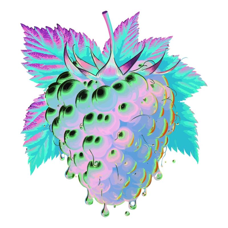 Runny Psychedelic Raspberry