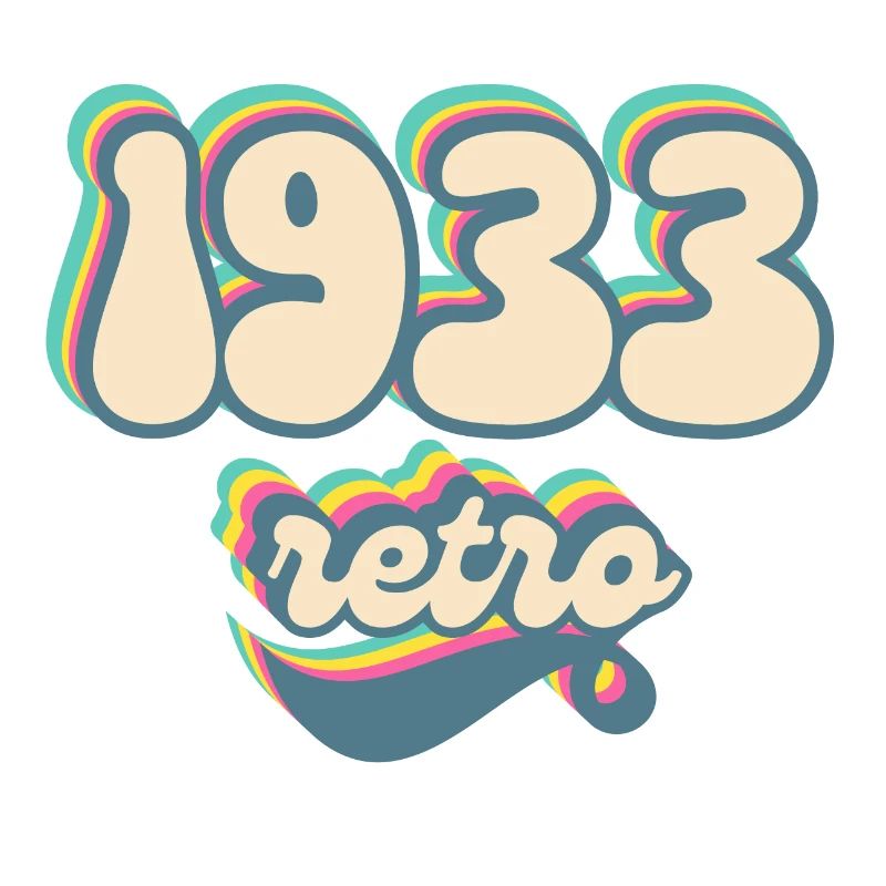 1933 Retro Geschenkidee