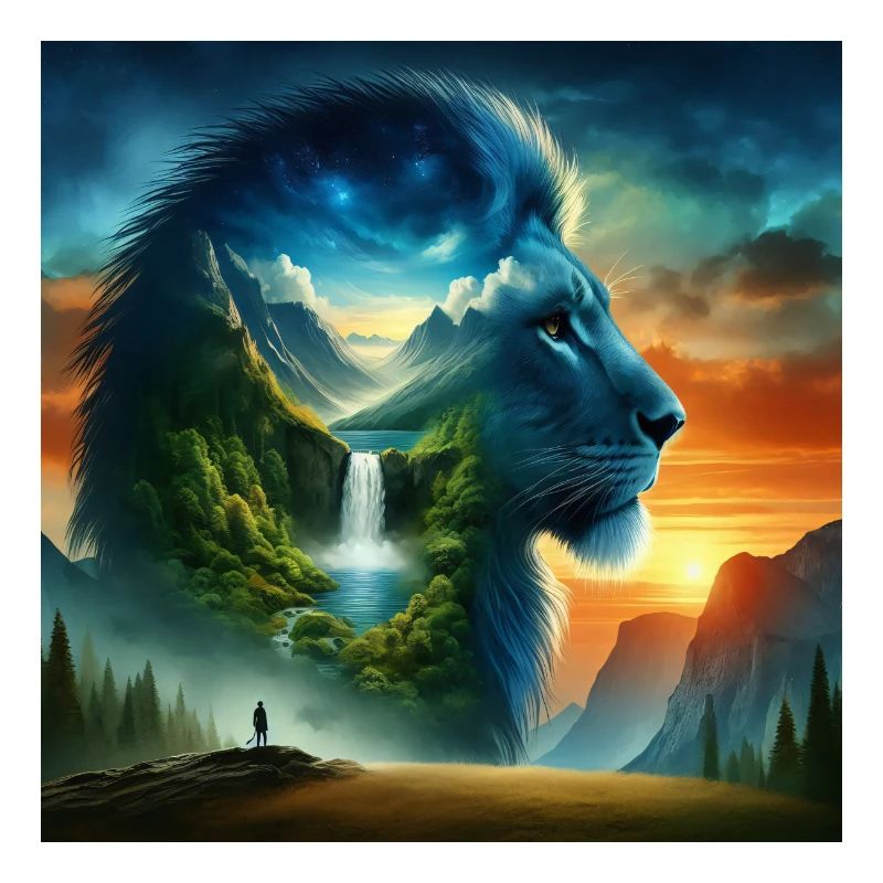 Löwe der Landschaft 2