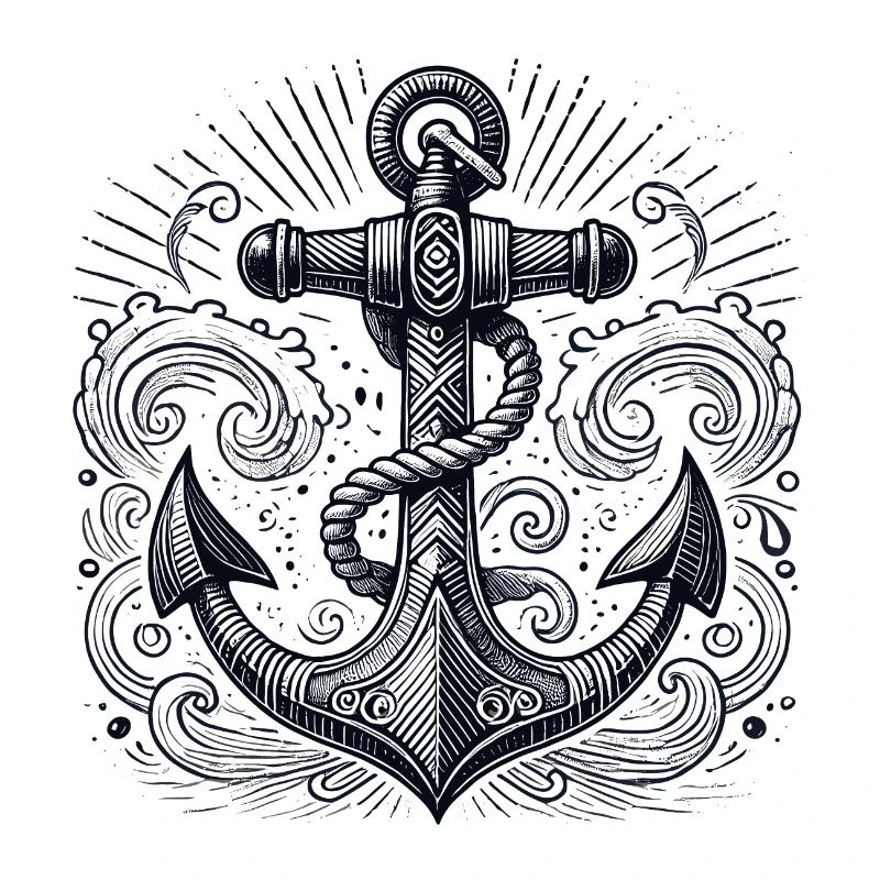 Anker Schiffsanker Anker cool maritim Geschenk