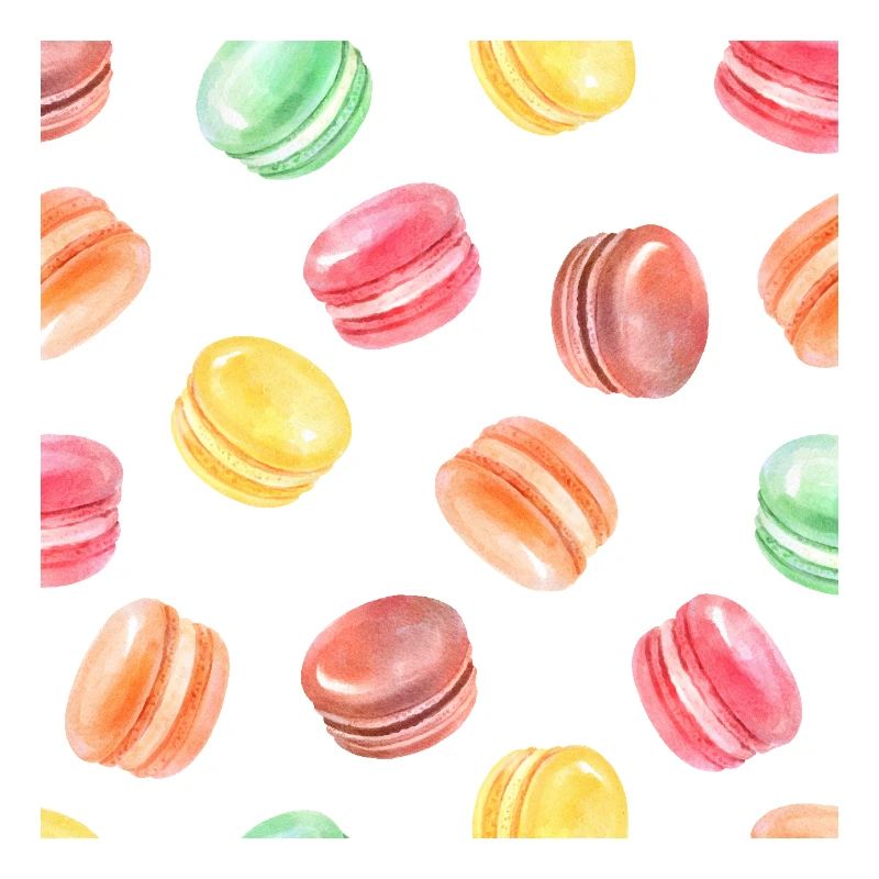 Bunte Macarons Muster