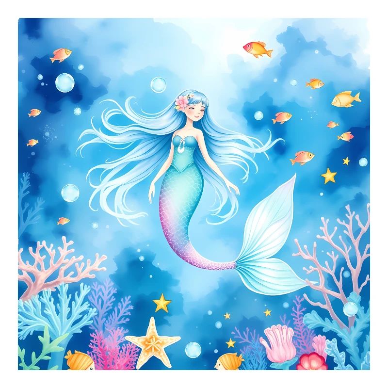 Ätherische Meerjungfrau: Eine traumhafte Reise durch