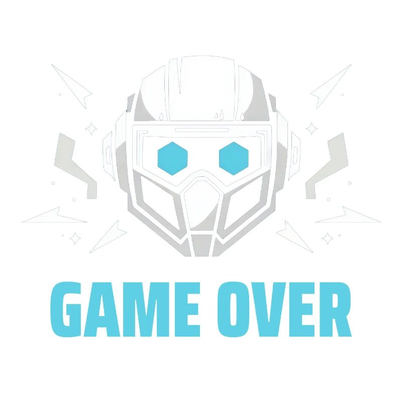 Futuristic Headset - "Game Over"
