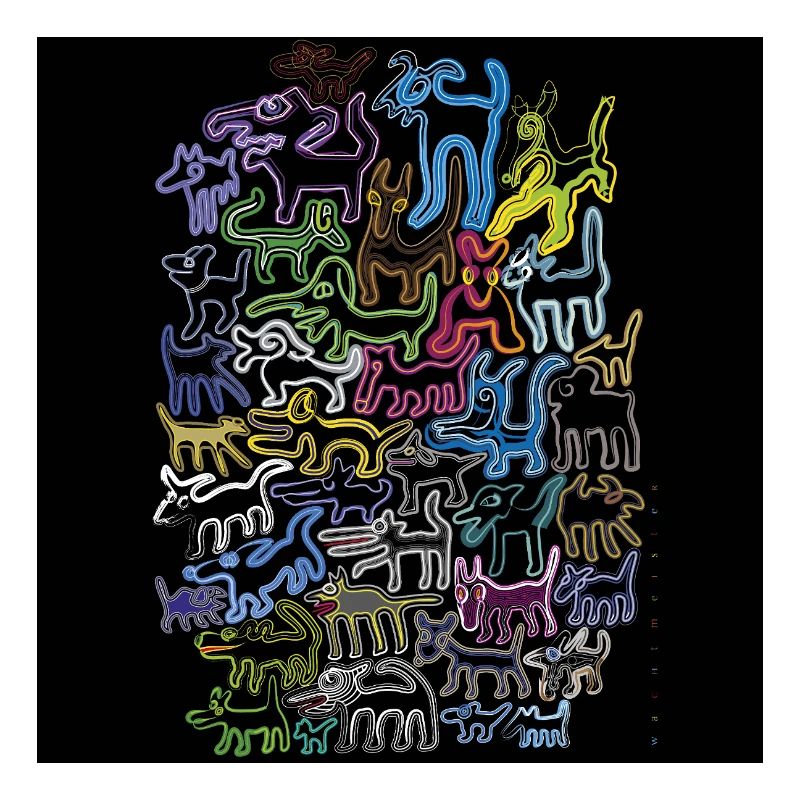 Bunte Hunde