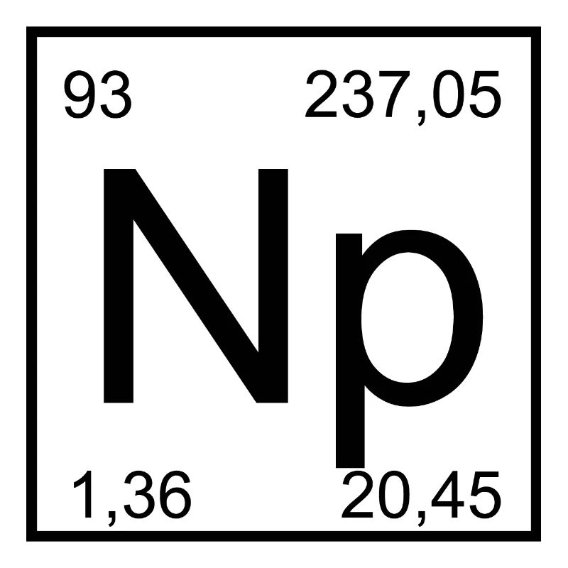 Neptunium Elementar Minimalkunst