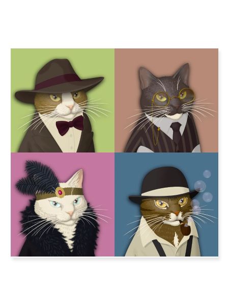 Dapper Cats Quartett