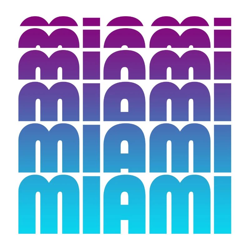 Miami Gradient Grid