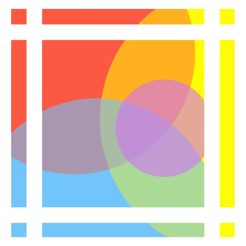 Jeu géométrique de couleurs