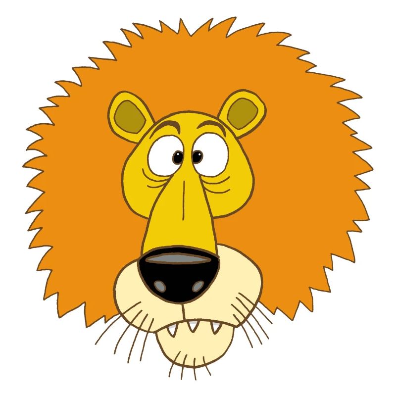 Lion that squints